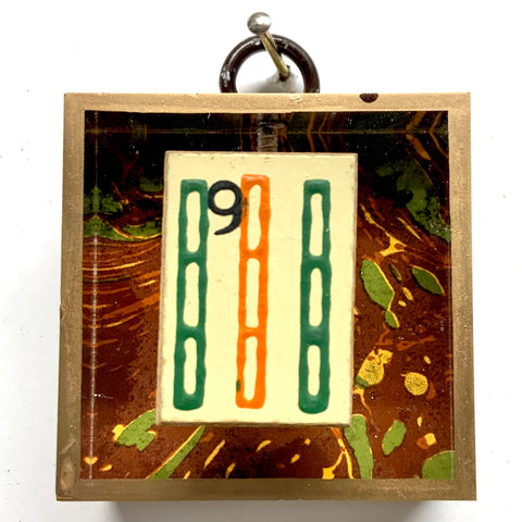 Acrylic Frame with Mahjong Tile / Slight Imperfections (2