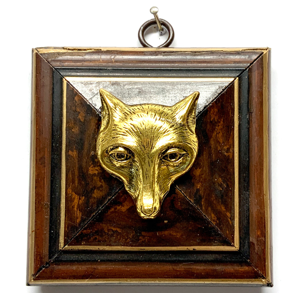 Burled Frame with Fox (3.75