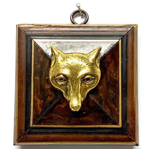 Burled Frame with Fox (3.75