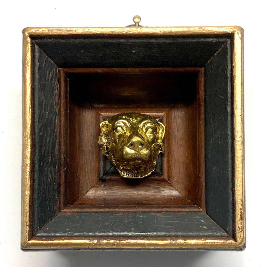 Wooden Frame with Dog (2.75” wide)