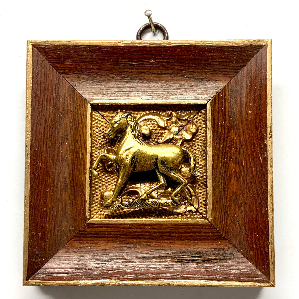 Wooden Frame with Horse (4