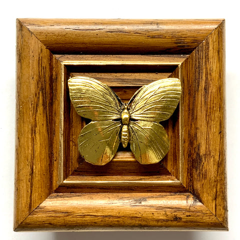 Wooden Frame with Butterfly (3.75