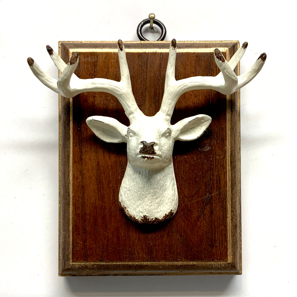 Mahogany Frame with Stag (3.25” wide)