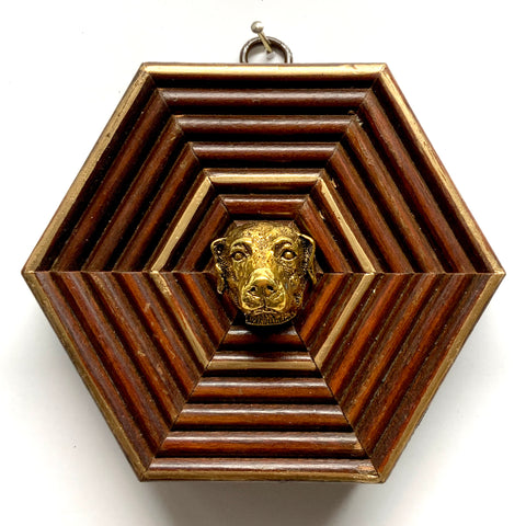 Wooden Frame with Dog (4.5