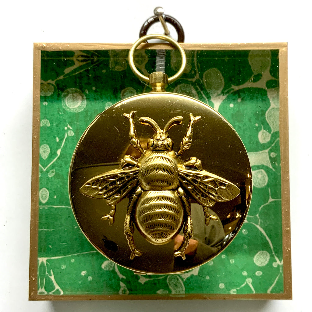 Acrylic Frame with Grande Bee on Compass / Slight Imperfections (3