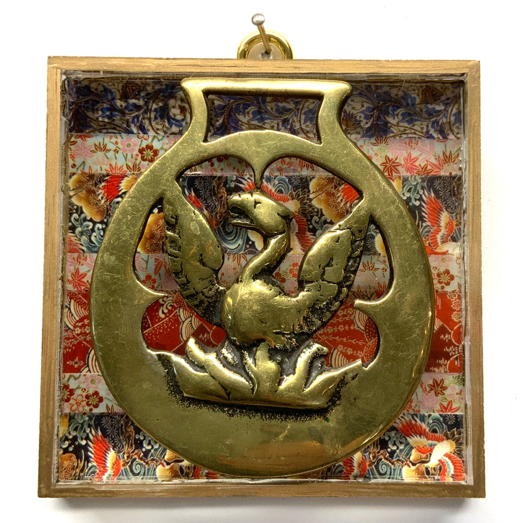 Acrylic Frame with Horse Brass / Slight Imperfections (4