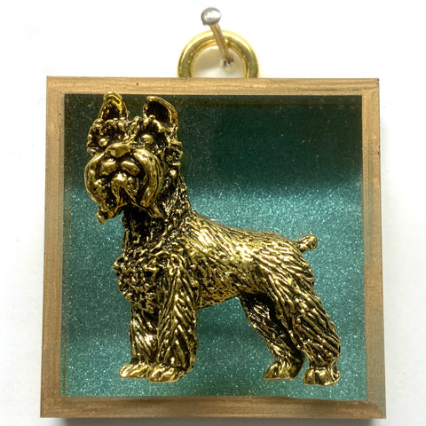 Acrylic Frame with Schnauzer / Slight Imperfections (2