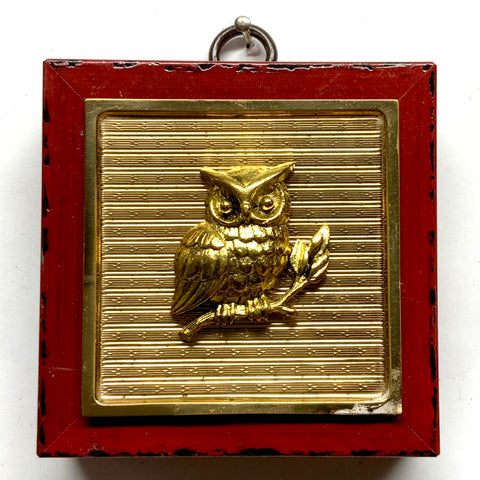 Modern Lacquered Frame with Owl (3