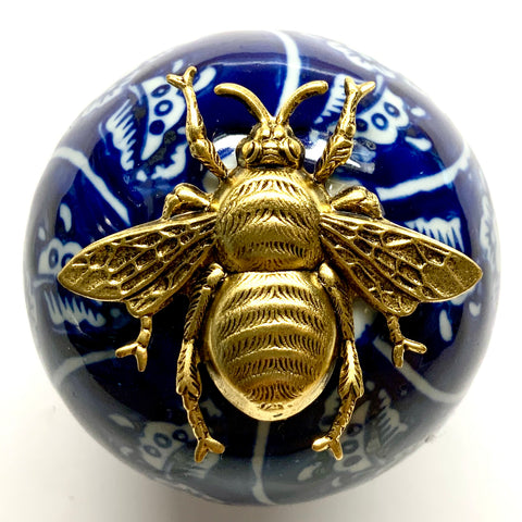 Ceramic Ball with Grande Bee (2.25” wide)