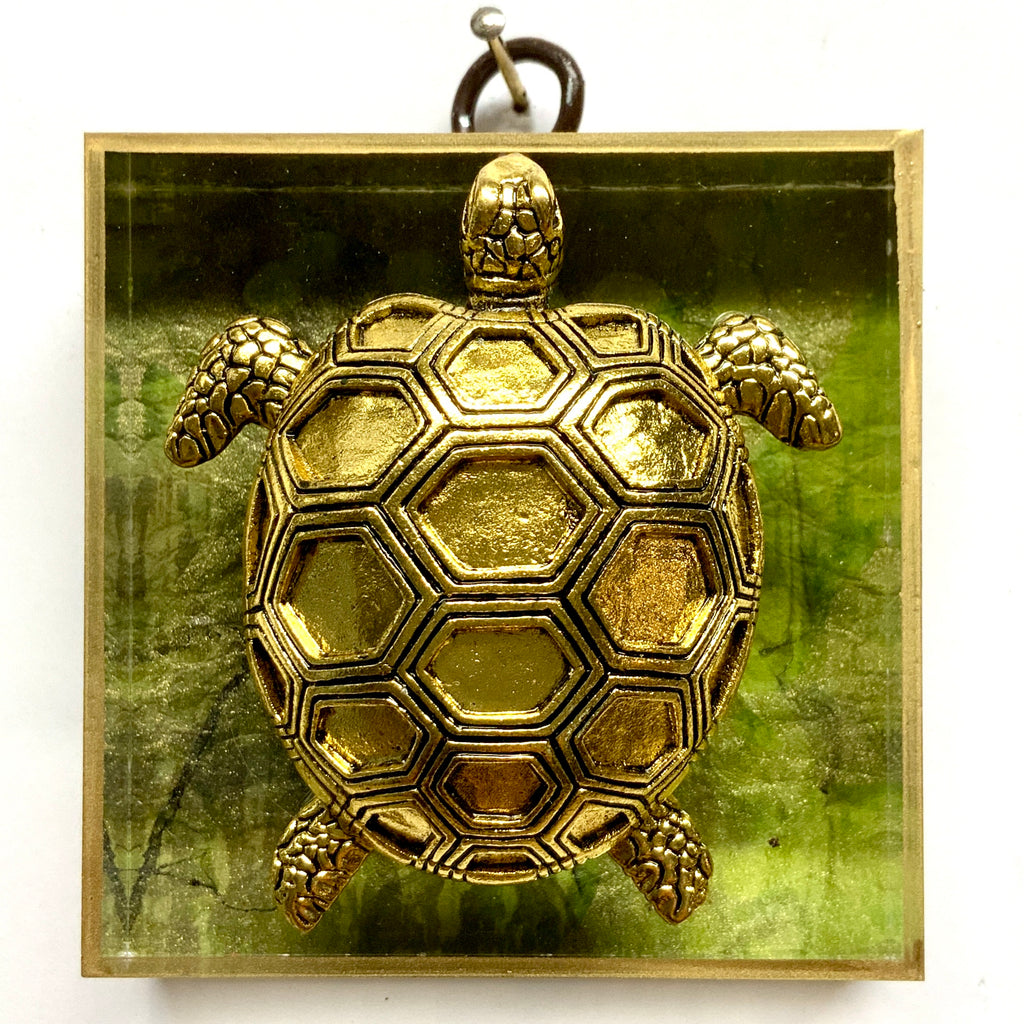Acrylic Frame with Turtle / Slight Imperfections (3