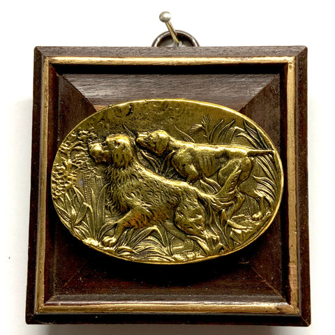 Wooden Frame with Sporting Dogs (3