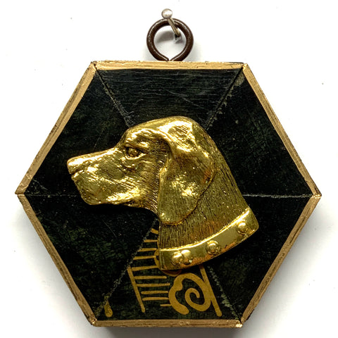 Coromandel Frame with Stately Dog (3.75