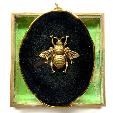 Acrylic Frame with Grande Bee on Agate / Slight Imperfections (4