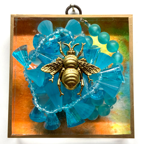 Acrylic Frame with Grande Bee on Necklace / Slight Imperfections (4