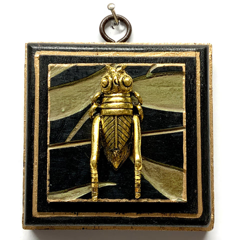 Painted Frame with Grasshopper on Coromandel (3.25