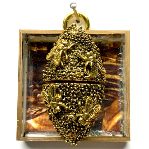 Acrylic Frame with Bee Hives / Slight Imperfections (2