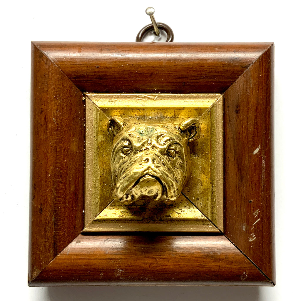 Wooden Frame with Bulldog (3.5
