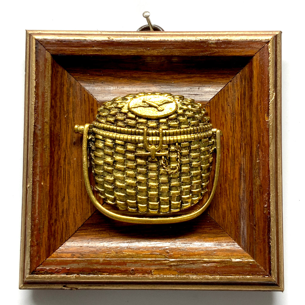 Wooden Frame with Nantucket Basket (4.75