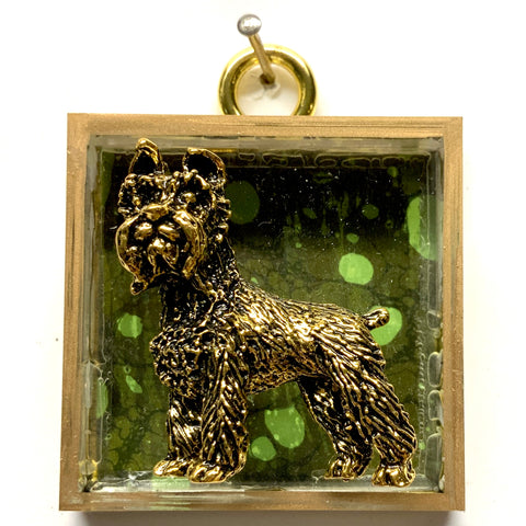 Acrylic Frame with Schnauzer / Slight Imperfections (2