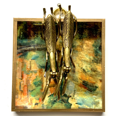 Acrylic Frame with Praying Mantes / Slight Imperfections (3