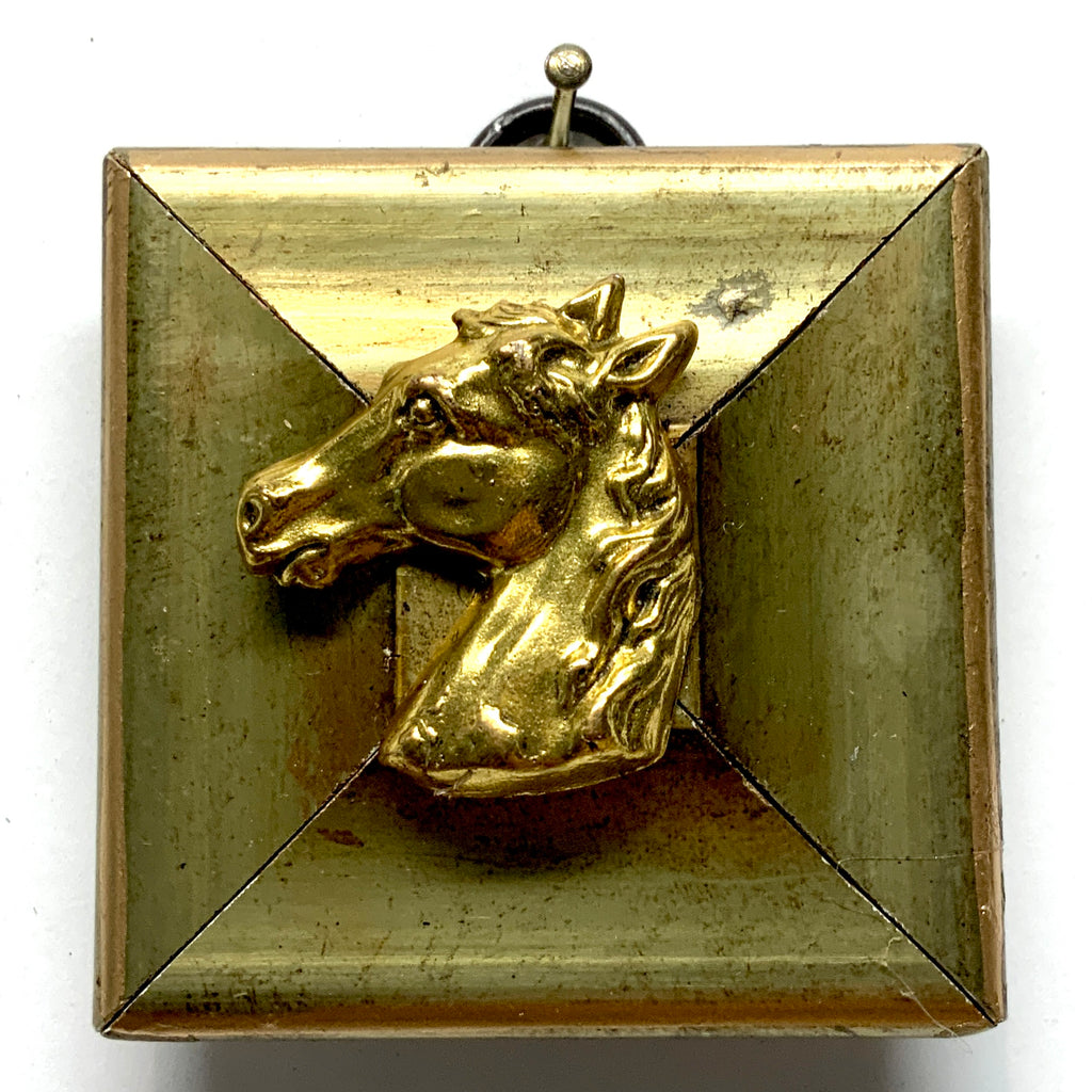 Gilt Frame with Horse (2.25” wide)