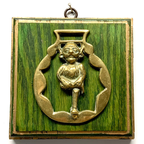 Painted Frame with Horse Brass (5
