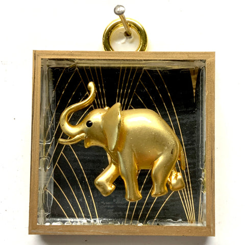 Acrylic Frame with Elephant / Slight Imperfections (2