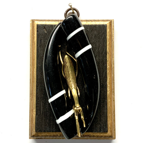 Bourbon Barrel Frame with Praying Mantis (3.25