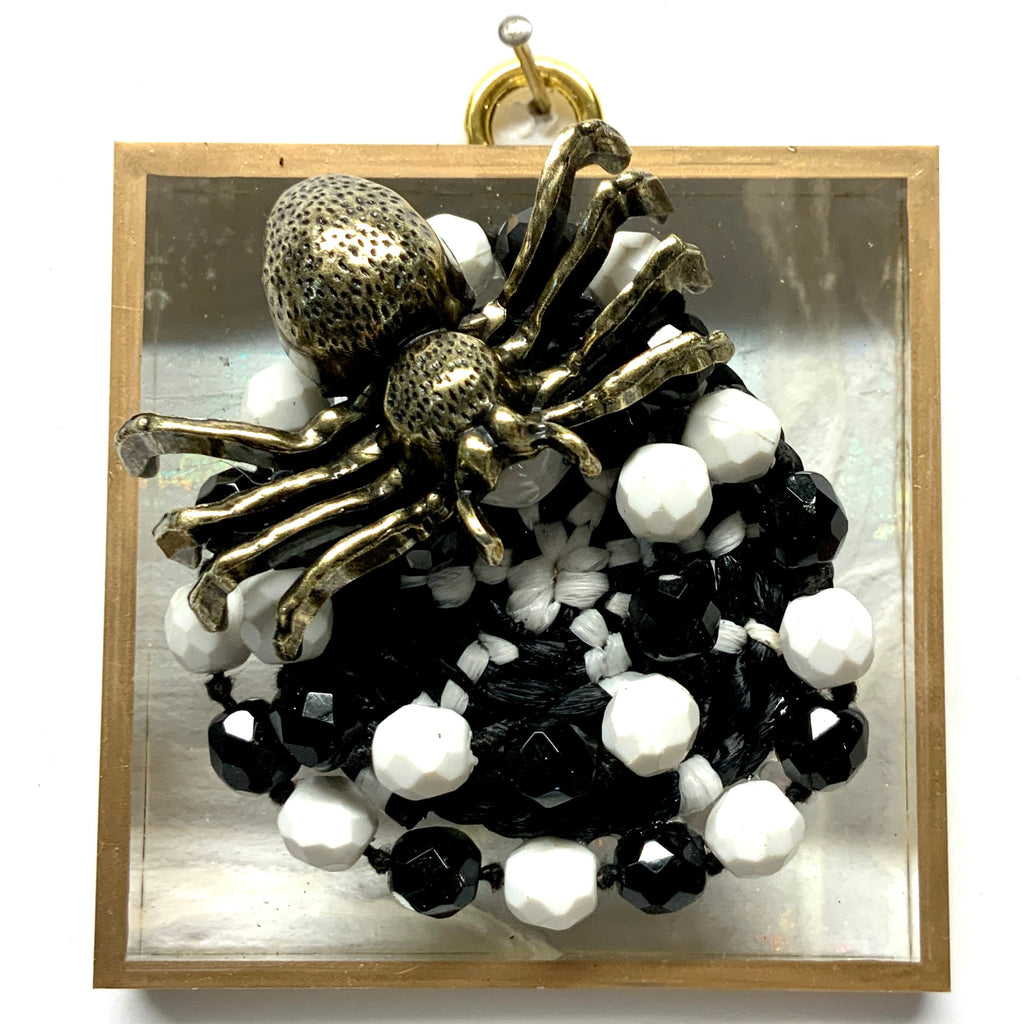 Acrylic Frame with Spider on Necklace / Slight Imperfections (3