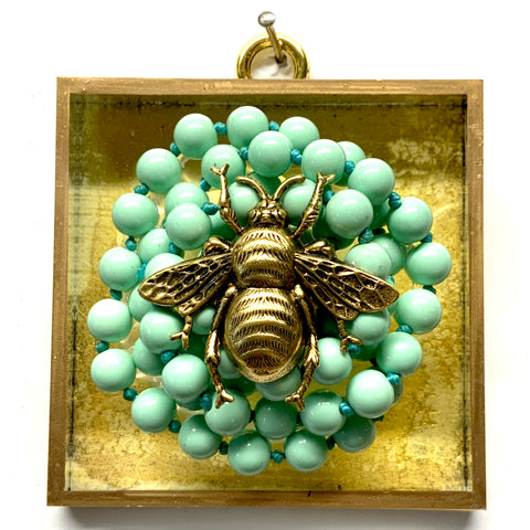 Acrylic Frame with Grande Bee on Necklace / Slight Imperfections (3