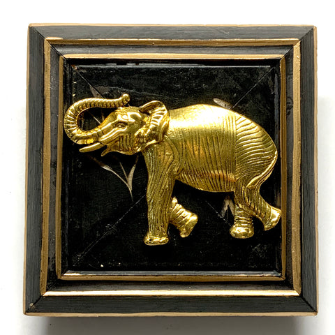 Painted Frame with Elephant on Coromandel (4