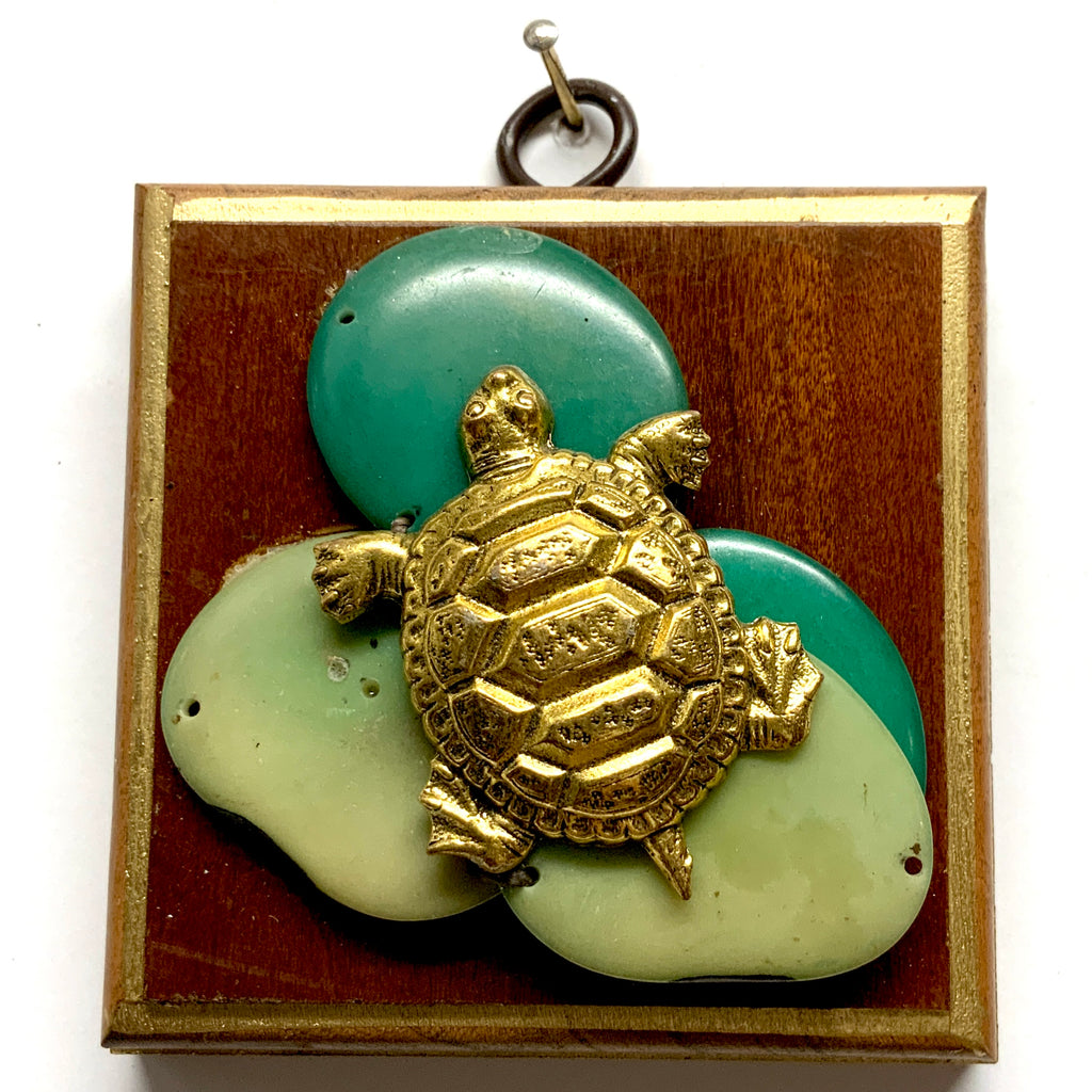 Wooden Frame with Turtle (3.25