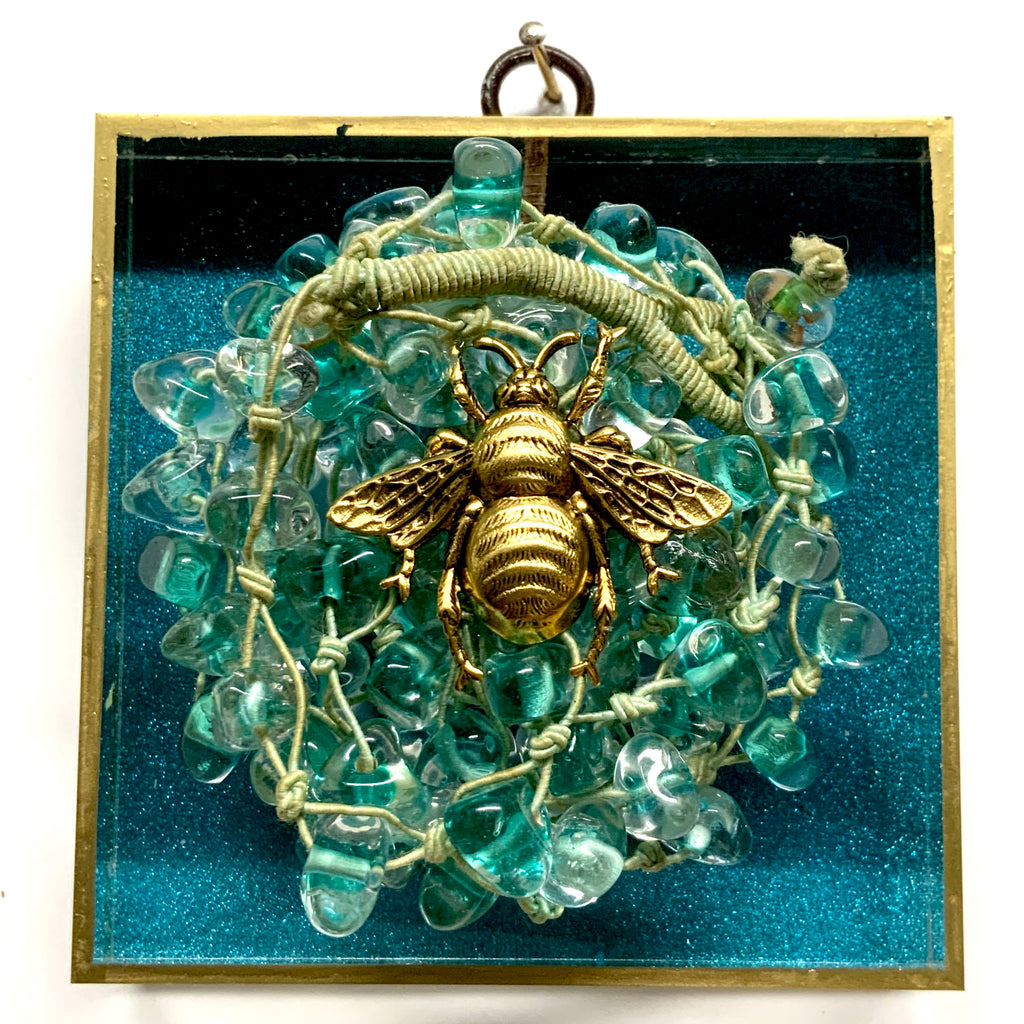 Acrylic Frame with Grande Bee on Necklace / Slight Imperfections (4