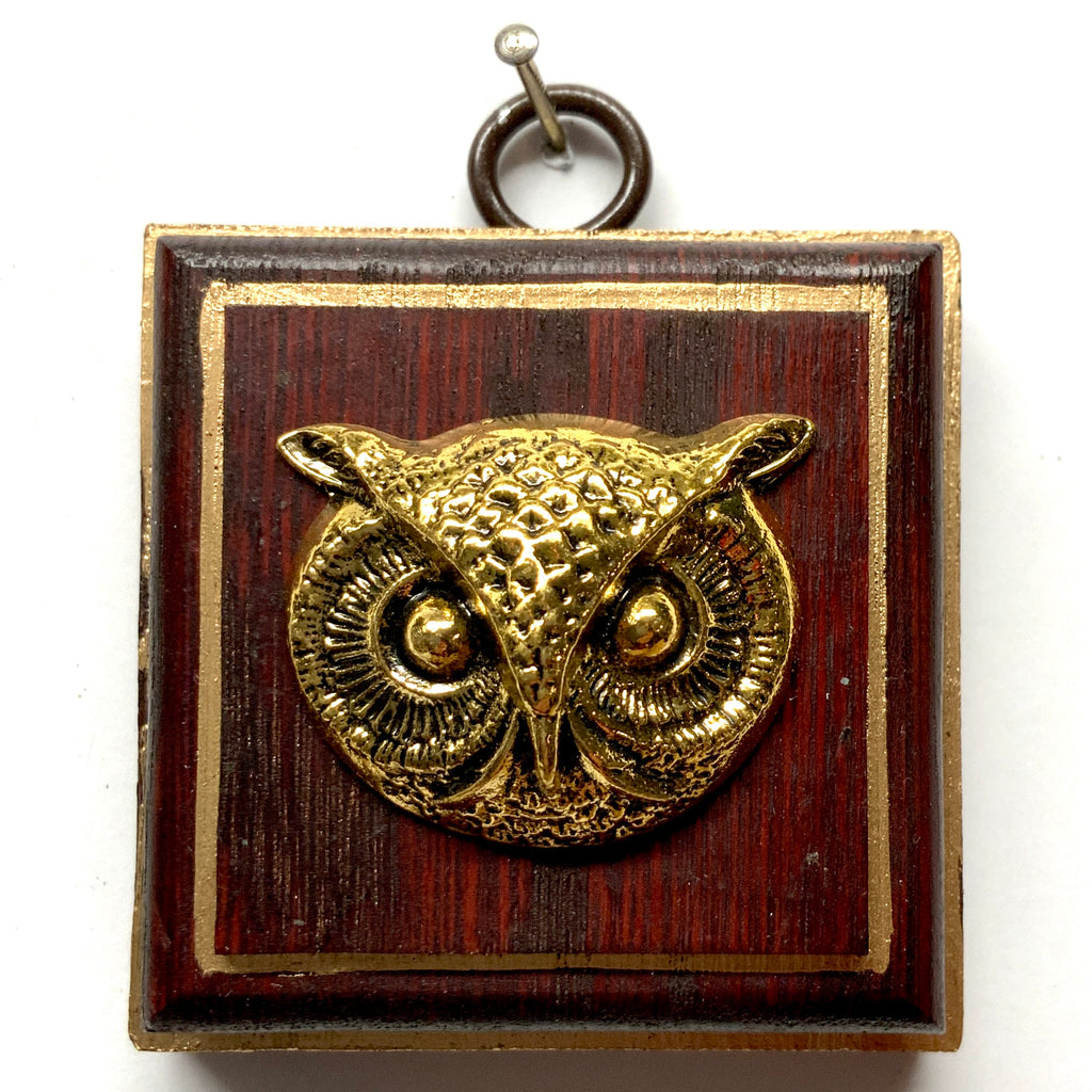 Painted Frame with Owl (2.5