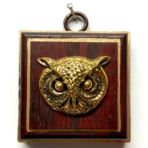 Painted Frame with Owl (2.5