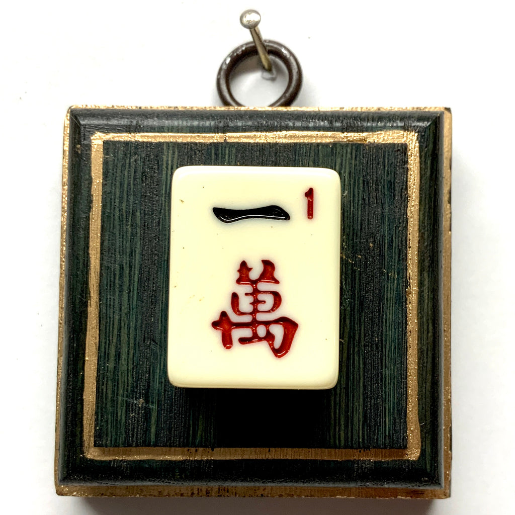 Painted Frame with Mahjong Tile (2.5