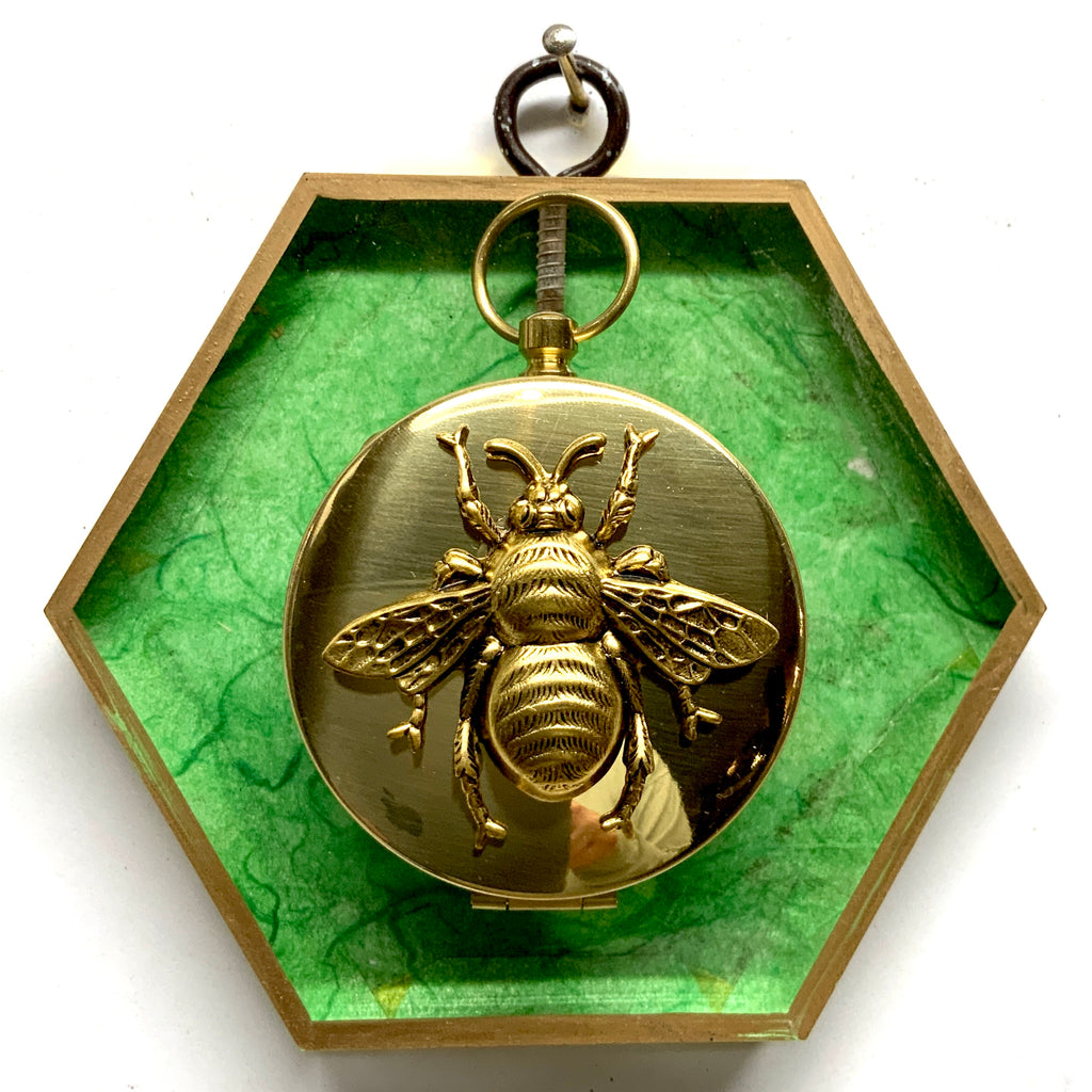 Acrylic Frame with Grande Bee on Compass / Slight Imperfections (4