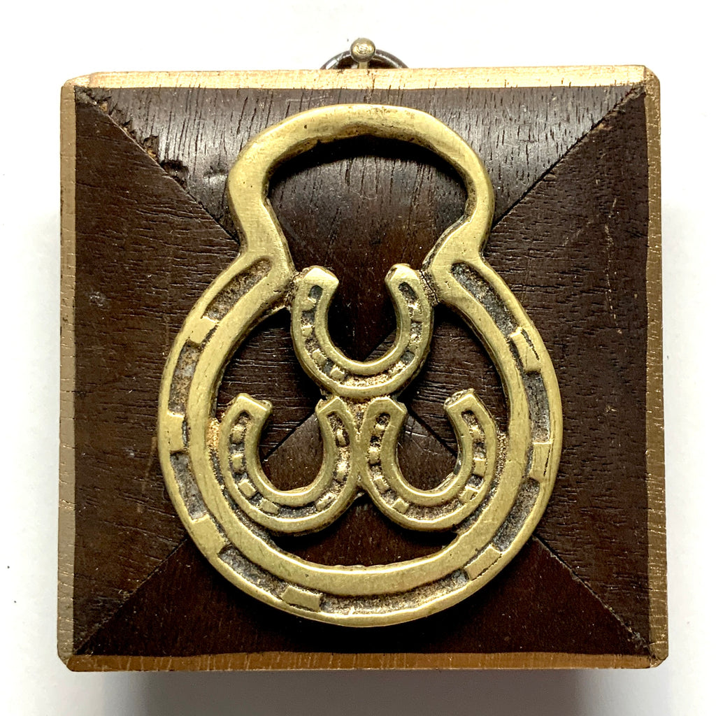 Wooden Frame with Horse Brass (2.75” wide)
