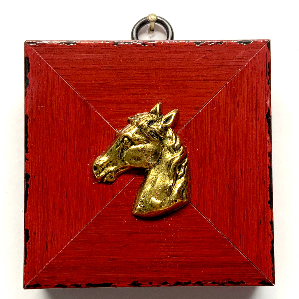 Modern Lacquered Frame with Horse (3” wide)