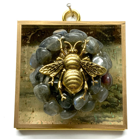 Acrylic Frame with Grande Bee on Necklace / Slight Imperfections (3