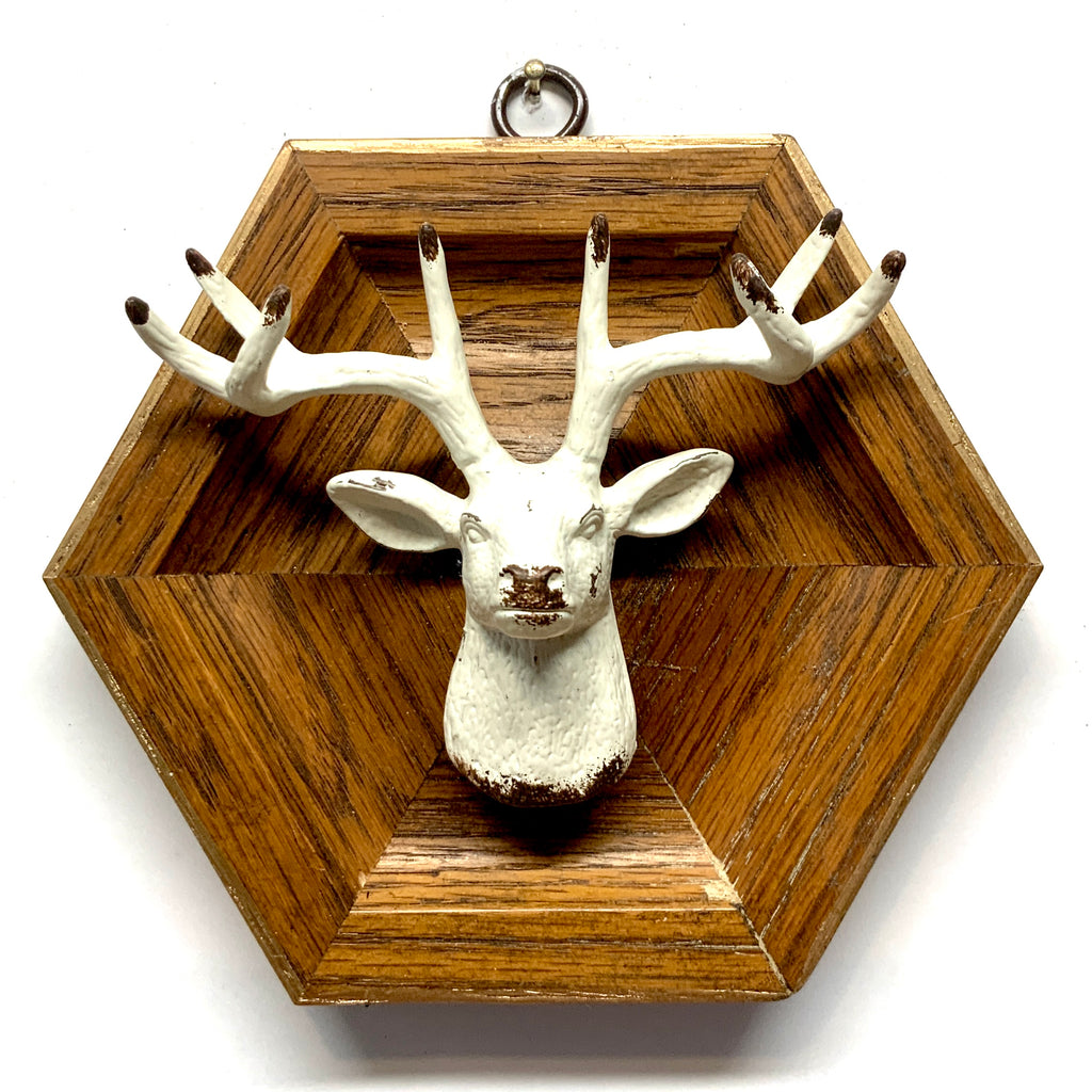 Wooden Frame with Stag (5.5” wide)