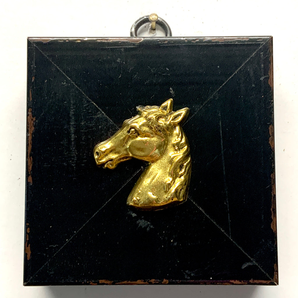 Modern Lacquered Frame with Horse (3” wide)