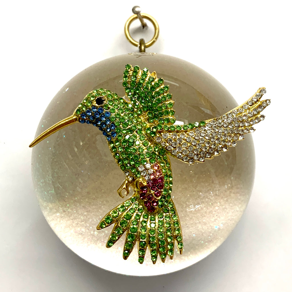 Acrylic Dome Frame with Hummingbird / Slight Imperfections (3