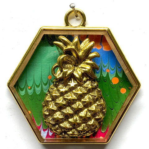 Acrylic Frame with Pineapple / Slight Imperfections (3.25