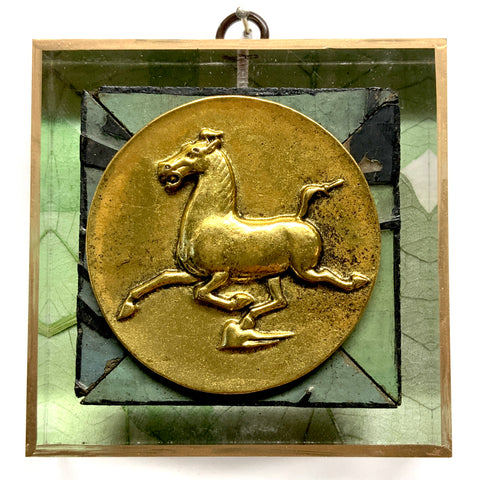 Acrylic Frame with Flying Horse of Gansu on Coromandel / Slight Imperfections (4