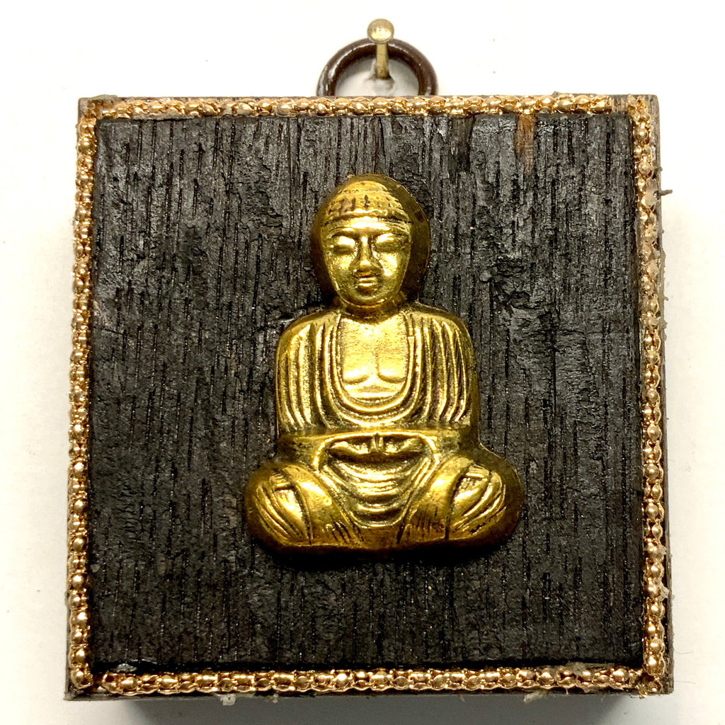 Bourbon Barrel Frame with Buddha (2.25” wide)