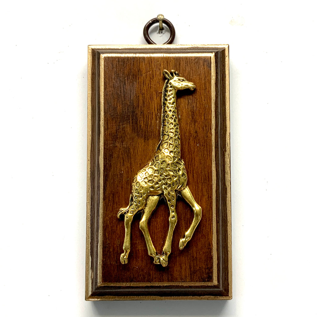 Mahogany Frame with Giraffe (2.5” wide)