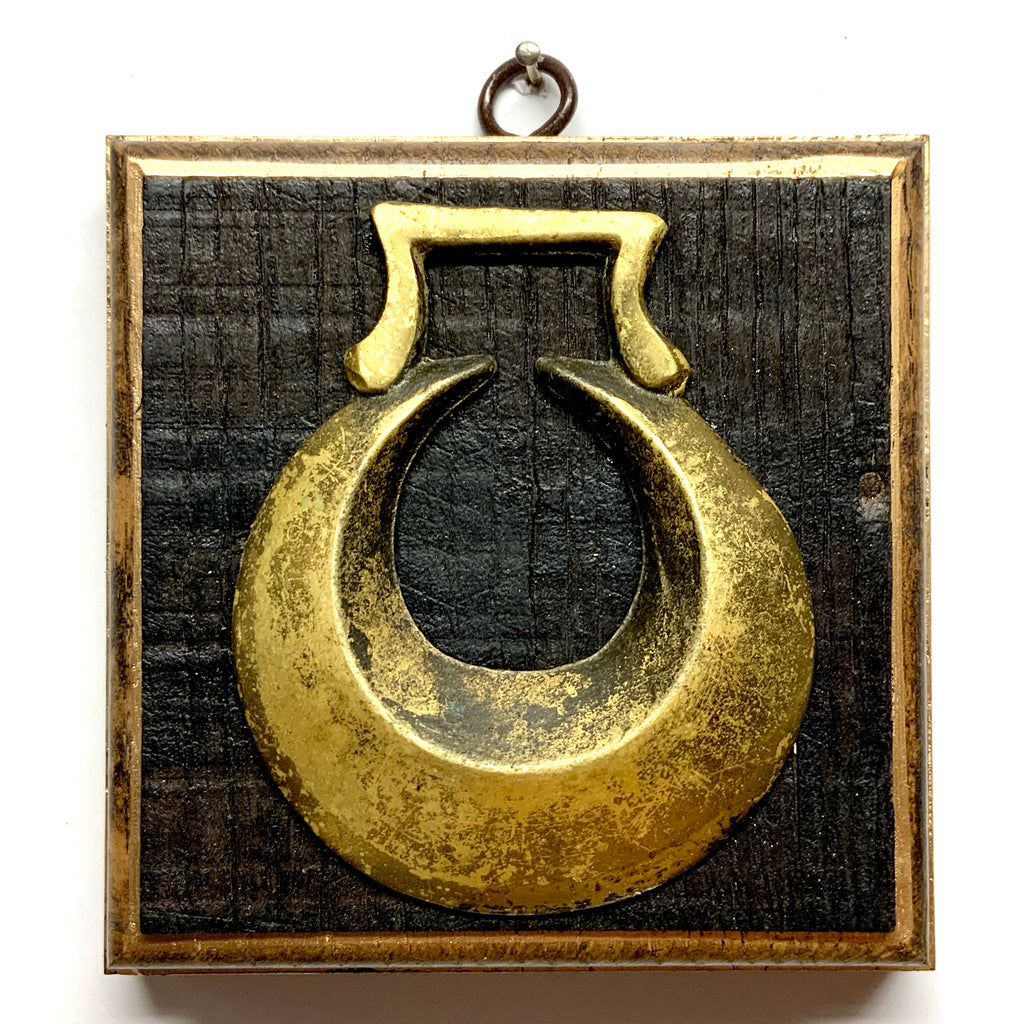 Bourbon Barrel Frame with Horse Brass (4.5