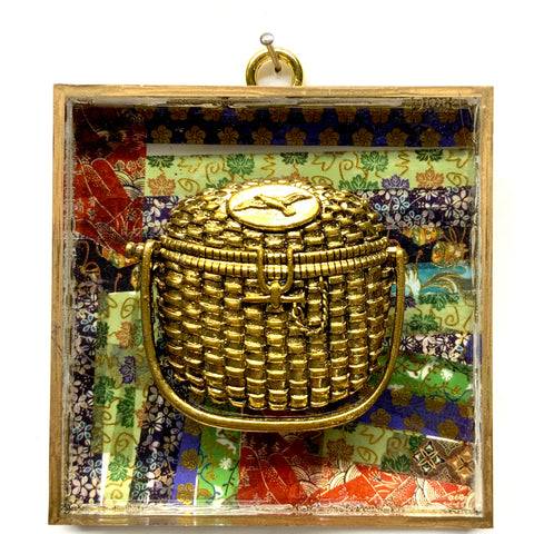 Acrylic Frame with Nantucket Basket / Slight Imperfections (4