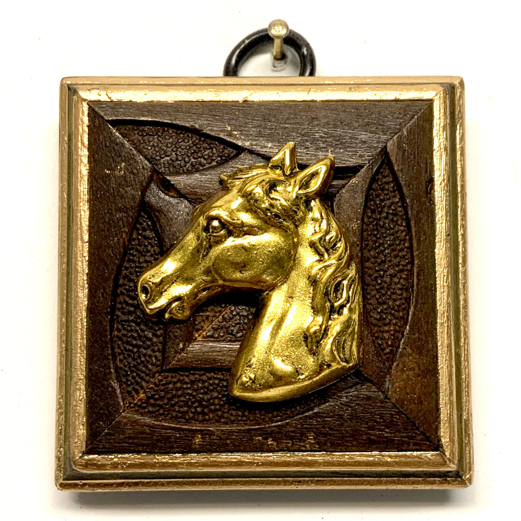Wooden Frame with Horse (2.25” wide)
